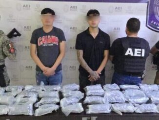 Detienen a dos jóvenes que transportaban más de 21 kilos de cristal