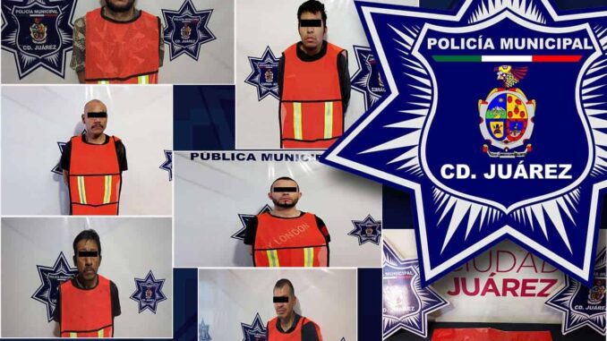 Detienen a 6 que contaban con orden de aprehensión
