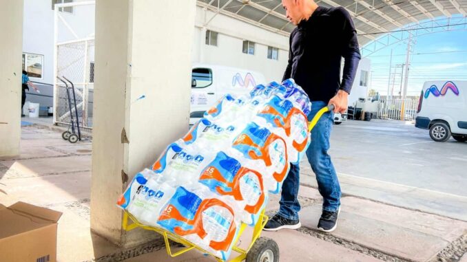 Lleva Gobierno Municipal víveres al municipio de Moris por recientes incendios