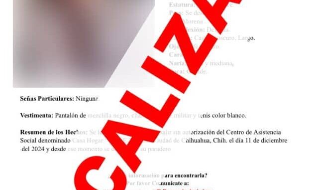 Localiza FEM a adolescente con reporte de ausencia en Chihuahua