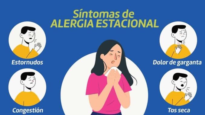 Reconoce los síntomas de la alergia estacional y como diferenciarla del resfriado común