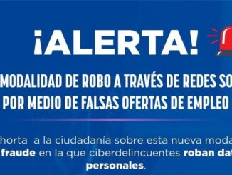 Alertan de nueva modalidad de robo a través de redes sociales con falsas ofertas de empleo
