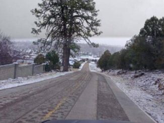 Se registra caída de nieve y aguanieve durante las primeras horas de este sábado
