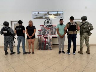 Operativo de inteligencia permite detener a pareja con arsenal y considerable cantidad de droga en Cd. Juárez
