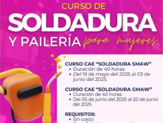 Ofrece Gobierno Municipal cursos gratuitos de soldadura para mujeres