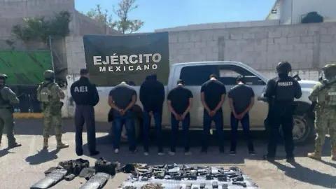 Captura célula BOI a 5 integrantes de grupo delictivo en Guachochi; aseguran armas