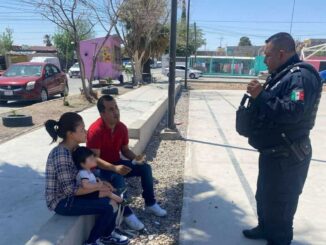 Realizan policías municipales atención de proximidad en Zaragoza
