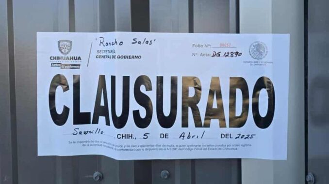 Realiza Gobernación Estatal 425 inspecciones y clausura 12 establecimientos durante la última semana