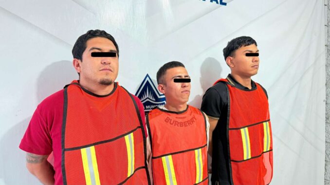 Circulaban armados por Jardines del Aeropuerto; los detienen