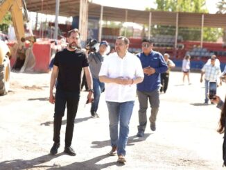 Supervisa alcalde obras de campo de beisbol en Satélite