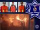 Arrestan a 3 hombres por incendiar viviendas