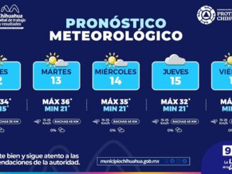Pronostican hasta 36 °C y vientos ligeros para esta semana en la capital 