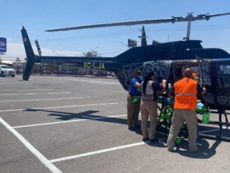 Realizan rescate aéreo de joven extraviado en Aldama