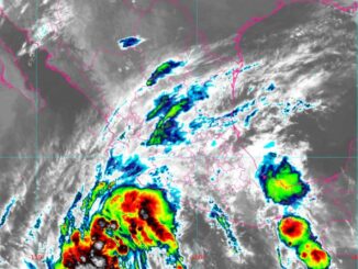 SMN prevé que el ciclón tropical Uno-E provoque lluvias muy fuertes en 4 estados
