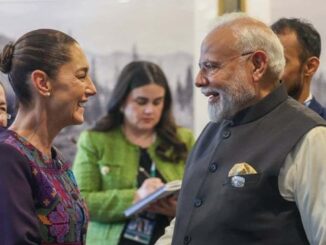 Sheinbaum se reúne con Narendra Modi; acuerdan fortalecer relación México-India