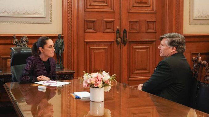 Landau expresa «bastante optimismo» tras hablar con Sheinbaum de seguridad