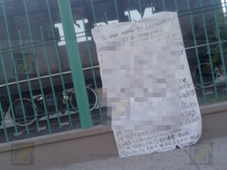 Cuelgan narcomanta en instalaciones de Ferromex