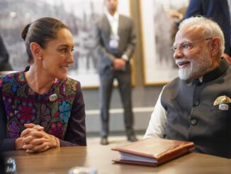 Sheinbaum habla en el G7 con el primer ministro de India sobre cooperación y Sur Global