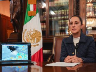 Ante la llegada de «Erick», Sheinbaum pide a población de Oaxaca y Guerrero resguardarse