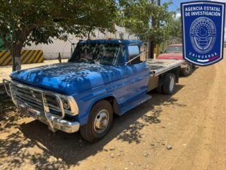 Recupera AEI pick up modelo 1968 robada en Parral