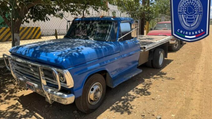 Recupera AEI pick up modelo 1968 robada en Parral