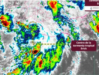 Erick se degrada a tormenta tropical en Guerrero