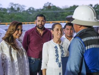 Recorren Claudia Sheinbaum y Mara Lezama el Nuevo Hospital General de Felipe Carrillo Puerto