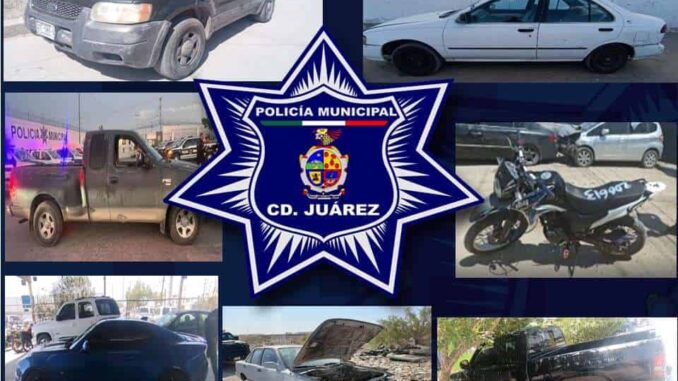 Recuperan 8 autos robados en las últimas 24 horas