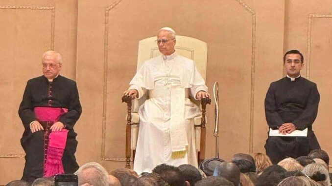 Asiste Marco Bonilla a audiencia con el Papa León XIV