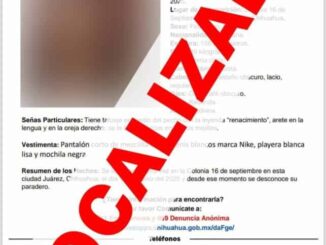 Localiza FEM sana y salva a menor de edad con reporte de ausencia en Ciudad Juárez