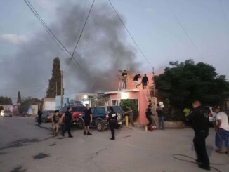 Se incendia casa en Granjas de Chapultepec