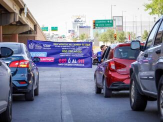 Realiza DIF Municipal crucero para informar sobre programa “La Calle No Es Su Lugar”