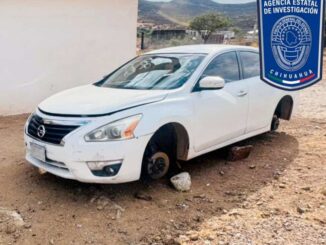 Localiza AEI automóvil robado en Parral