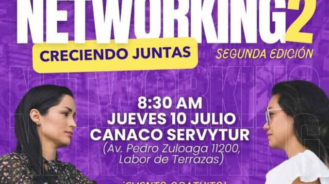 Invita Gobierno Municipal a networking para mujeres segunda edición