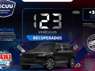 Recuperó Policía Municipal 123 automóviles robados de enero a mayo en la ciudad