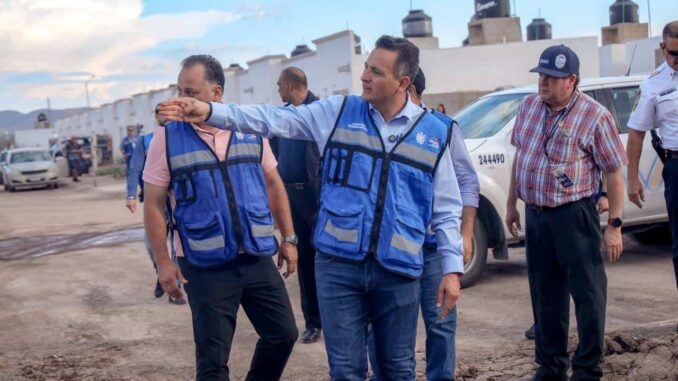 Continúa Alcalde con apoyos por lluvias en Praderas y Privadas del Sur