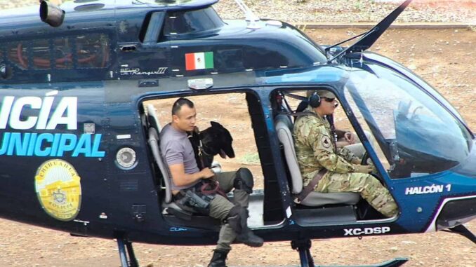 Se capacitan binomios caninos y operaciones aéreas de la DSPM en intervenciones de alto impacto