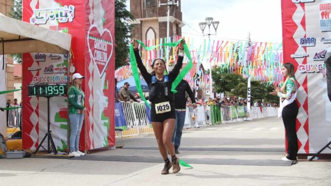 Triunfan José Luis Nieto y Angélica Cabrera en los 100K del Ultra Maratón de los Cañones
