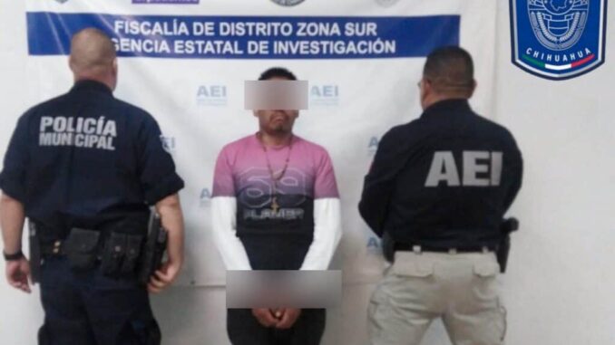 Detienen AEI y DSPM a masculino por posesión de metanfetamina en Parral