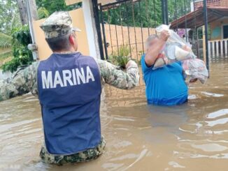Marina auxilia a población de Tamaulipas y Veracruz tras paso de tormenta «Barry»