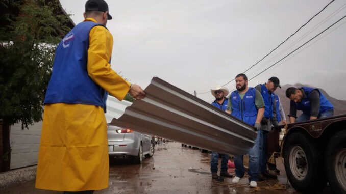 Implementa Desarrollo Humano estrategia emergente para apoyar a personas afectadas por las lluvias