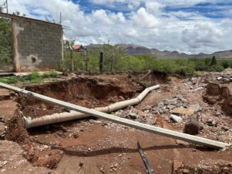 Repara JMAS Chihuahua conducción del tanque Norte 2