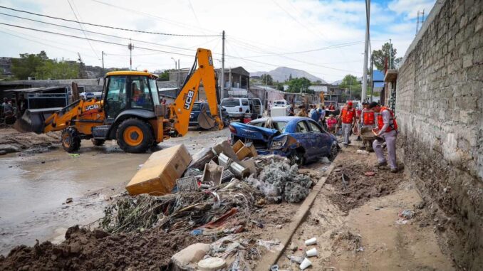 Diputada Xóchitl Contreras respalda acciones de Gobierno del Estado en apoyo a afectados por lluvias en Juárez