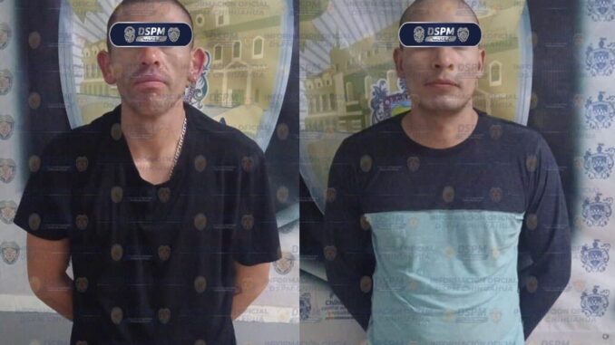 Detienen a dos por el robo de una motocicleta con violencia en la colonia 11 de Febrero