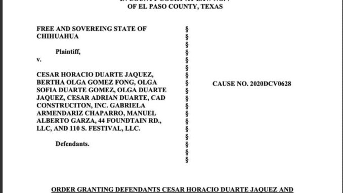 Corte de EEUU absuelve a César Duarte