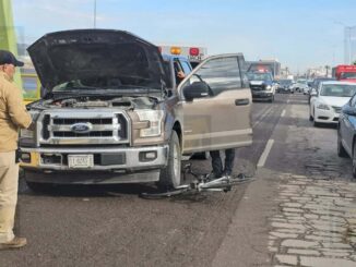 Ciclista resulta lesionado tras ser embestido por camioneta en el Juventud