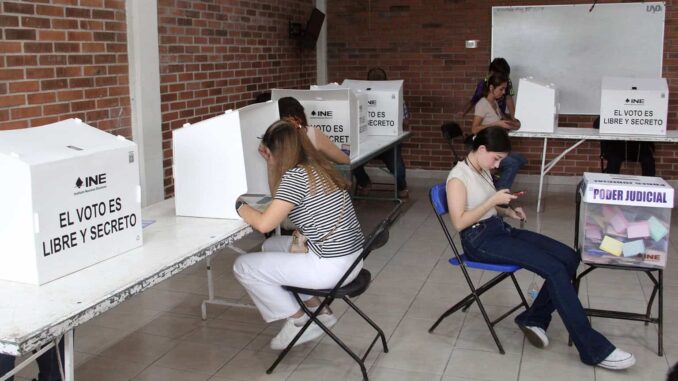 INE reporta 97.22% de avance en recepción de paquetes de votos de elección judicial