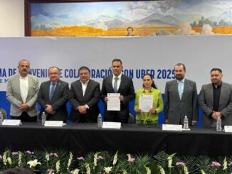 Firman SSPE y Uber convenio para fortalecer atención a emergencias con botón de pánico en la app