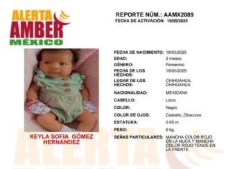 Lanzan Alerta Ámber por una bebé de 2 meses 