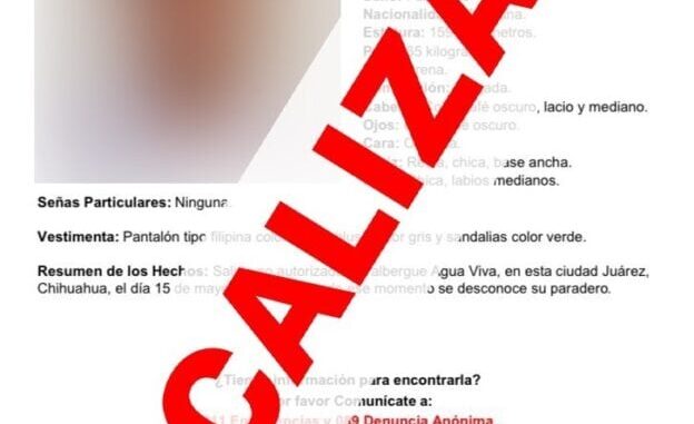 Localizan a menor de edad reportada como ausente sana y salva